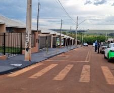 A Companhia de Habitação do Paraná concluiu a entrega de mais três módulos do Residencial Barcelona, com 68 moradias no total, nesta terça-feira (15) em Paiçandu.