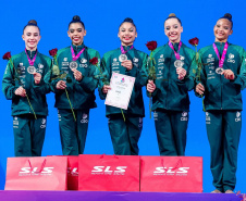 SEED - Jogos Escolares para o mundo: colombense brilha com medalha de prata no Mundial Júnior de Ginástica Rítmica
