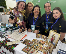 SETU - Estande do Paraná na ExpoCatólica mostra atrativos e produtos da fé, artesanato e gastronomia típica