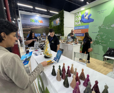 SETU - Estande do Paraná na ExpoCatólica mostra atrativos e produtos da fé, artesanato e gastronomia típica