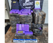 PCPR, PMPR e PRF interceptam veículo com 468 kg de maconha em ação integrada no Oeste