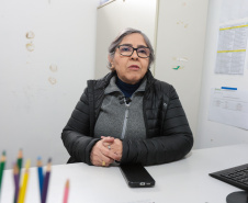 A professora Beatriz Cardoso da Silva, de Paranaguá, foi a primeira ganhadora do prêmio de R$ 1 milhão do sorteio do Programa Nota Paraná.