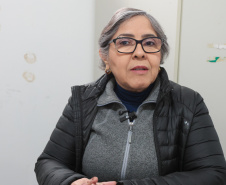 A professora Beatriz Cardoso da Silva, de Paranaguá, foi a primeira ganhadora do prêmio de R$ 1 milhão do sorteio do Programa Nota Paraná.
