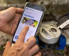 Sanepar - Clientes da Sanepar podem fazer a leitura do hidrômetro utilizando aplicativo ou site
