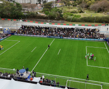 Final  da Copa do Mundo de Futebol 7 no Jardim Botânico, em Curitiba, realizada pela Futebol 7 Brasil, em parceria com a Federação Internacional de Futebol 7 (FIF7) e o apoio do Governo do Estado do Paraná, por meio da Secretaria do Esporte. Foto: Geraldo Bubniak/AEN