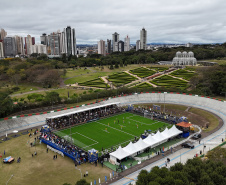 Final  da Copa do Mundo de Futebol 7 no Jardim Botânico, em Curitiba, realizada pela Futebol 7 Brasil, em parceria com a Federação Internacional de Futebol 7 (FIF7) e o apoio do Governo do Estado do Paraná, por meio da Secretaria do Esporte. Foto: Geraldo Bubniak/AEN