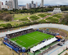 Final  da Copa do Mundo de Futebol 7 no Jardim Botânico, em Curitiba, realizada pela Futebol 7 Brasil, em parceria com a Federação Internacional de Futebol 7 (FIF7) e o apoio do Governo do Estado do Paraná, por meio da Secretaria do Esporte. Foto: Geraldo Bubniak/AEN