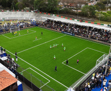 Final  da Copa do Mundo de Futebol 7 no Jardim Botânico, em Curitiba, realizada pela Futebol 7 Brasil, em parceria com a Federação Internacional de Futebol 7 (FIF7) e o apoio do Governo do Estado do Paraná, por meio da Secretaria do Esporte. Foto: Geraldo Bubniak/AEN