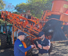 Adapar realiza Operação Agro+ no Noroeste para otimizar aplicação de agrotóxicos