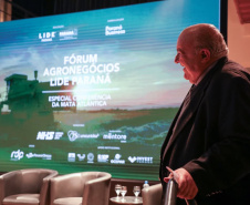  Secretário de Estado do Desenvolvimento Sustentável, Rafael Greca, participou do Fórum LIDE Paraná de Agronegócio, que integra a programação da Conferência da Mata Atlântica. 