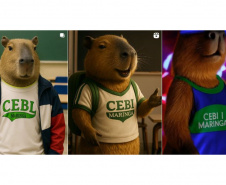  IA na educação: capivara virtual criada por estudantes tira dúvidas de colegas no Instagram de escola em Maringá