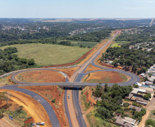 Obras da Perimetral Leste de Foz do Iguaçu avançam e chegam a 75% de execução