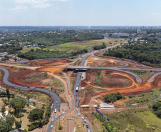 Obras da Perimetral Leste de Foz do Iguaçu avançam e chegam a 75% de execução