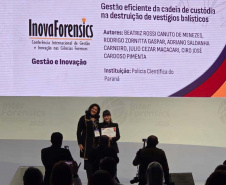 Polícia Científica do Paraná tem profissionais premiados em evento internacional