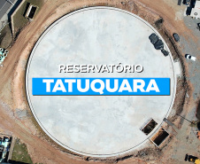 Novo reservatório da Sanepar no Tatuquara amplia abastecimento na capital e RMC