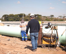 Novo reservatório da Sanepar no Tatuquara amplia abastecimento na capital e RMC