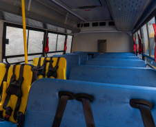 SEED - Colégios agrícolas recebem novos ônibus escolares para fortalecer a educação no campo