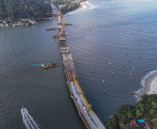 73% finalizada: relembre os principais passos da construção da Ponte de Guaratuba
