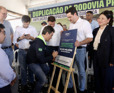 Governador inaugura duplicação da PR-445 de Mauá da Serra a Lerroville e autoriza último lote