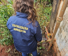 Primeira operação do IAT contra o uso irregular de recursos hídricos terminou com R$ 1 milhão em multas por danos ambientais.