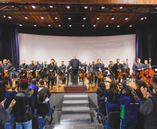 Orquestra Sinfônica do Paraná atrai 800 pessoas a concertos em Campina Grande do Sul