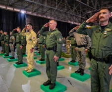  Militares do Paraná recebem medalha de mérito por atuação em missões de salvamento no Rio Grande do Sul
