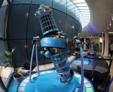 Visita ao Planetário de  Wolfsburg. É um dos dez maiores planetários da Alemanha