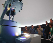 Visita ao Planetário de  Wolfsburg. É um dos dez maiores planetários da Alemanha