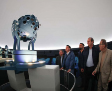 Visita ao Planetário de  Wolfsburg. É um dos dez maiores planetários da Alemanha