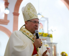 Piana participa da posse de Dom Paulo Alves Romão como bispo de Paranaguá, no Litoral