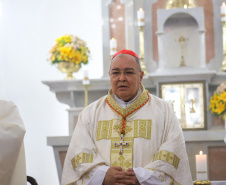 Piana participa da posse de Dom Paulo Alves Romão como bispo de Paranaguá, no Litoral