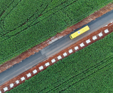 Nova estrada entre Ramilândia e Santa Helena chega a 76,32% de execução
