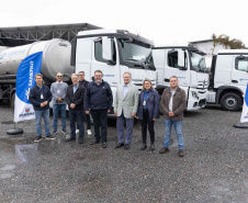  Sanepar reforça sua frota com caminhões-pipa gigantes