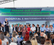 O governador Carlos Massa Ratinho Junior inaugura, nesta segunda-feira (6), o novo Hospital e Maternidade de Rio Branco do Sul. Foto: Geraldo Bubniak/AEN