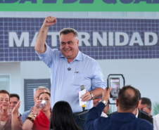 O governador Carlos Massa Ratinho Junior inaugura, nesta segunda-feira (6), o novo Hospital e Maternidade de Rio Branco do Sul. Foto: Geraldo Bubniak/AEN