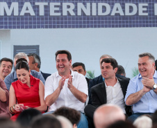 O governador Carlos Massa Ratinho Junior inaugura, nesta segunda-feira (6), o novo Hospital e Maternidade de Rio Branco do Sul. Foto: Geraldo Bubniak/AEN