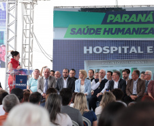 O governador Carlos Massa Ratinho Junior inaugura, nesta segunda-feira (6), o novo Hospital e Maternidade de Rio Branco do Sul. Foto: Geraldo Bubniak/AEN