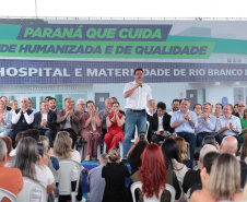 O governador Carlos Massa Ratinho Junior inaugura, nesta segunda-feira (6), o novo Hospital e Maternidade de Rio Branco do Sul. Foto: Geraldo Bubniak/AEN