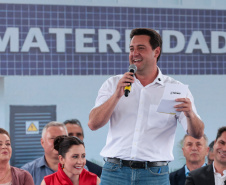 O governador Carlos Massa Ratinho Junior inaugura, nesta segunda-feira (6), o novo Hospital e Maternidade de Rio Branco do Sul. Foto: Geraldo Bubniak/AEN