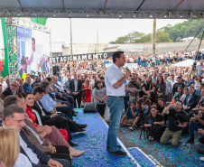 O governador Carlos Massa Ratinho Junior inaugura, nesta segunda-feira (6), o novo Hospital e Maternidade de Rio Branco do Sul. Foto: Geraldo Bubniak/AEN