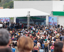 O governador Carlos Massa Ratinho Junior inaugura, nesta segunda-feira (6), o novo Hospital e Maternidade de Rio Branco do Sul. Foto: Geraldo Bubniak/AEN