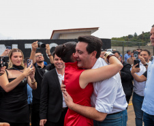 O governador Carlos Massa Ratinho Junior inaugura, nesta segunda-feira (6), o novo Hospital e Maternidade de Rio Branco do Sul. Foto: Geraldo Bubniak/AEN