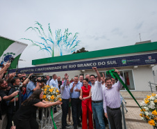 O governador Carlos Massa Ratinho Junior inaugura, nesta segunda-feira (6), o novo Hospital e Maternidade de Rio Branco do Sul. Foto: Geraldo Bubniak/AEN