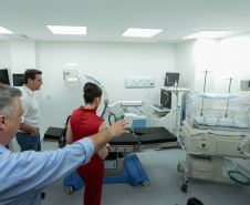 O governador Carlos Massa Ratinho Junior inaugura, nesta segunda-feira (6), o novo Hospital e Maternidade de Rio Branco do Sul. Foto: Geraldo Bubniak/AEN