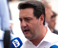 O governador Carlos Massa Ratinho Junior inaugura, nesta segunda-feira (6), o novo Hospital e Maternidade de Rio Branco do Sul. Foto: Geraldo Bubniak/AEN