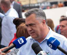 O governador Carlos Massa Ratinho Junior inaugura, nesta segunda-feira (6), o novo Hospital e Maternidade de Rio Branco do Sul. Foto: Geraldo Bubniak/AEN