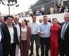 O governador Carlos Massa Ratinho Junior inaugura, nesta segunda-feira (6), o novo Hospital e Maternidade de Rio Branco do Sul. Foto: Geraldo Bubniak/AEN