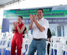 O governador Carlos Massa Ratinho Junior inaugura, nesta segunda-feira (6), o novo Hospital e Maternidade de Rio Branco do Sul. Foto: Geraldo Bubniak/AEN