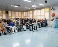 Curitiba, 14 de outubro de 2025 - Atividades da Semana de Redução de Riscos e Desastres do Brigadas Escolares na Escola Lucy Requião.
