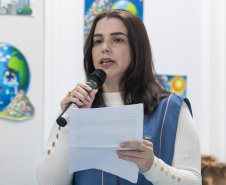 Curitiba, 14 de outubro de 2025 - Atividades da Semana de Redução de Riscos e Desastres do Brigadas Escolares na Escola Lucy Requião.